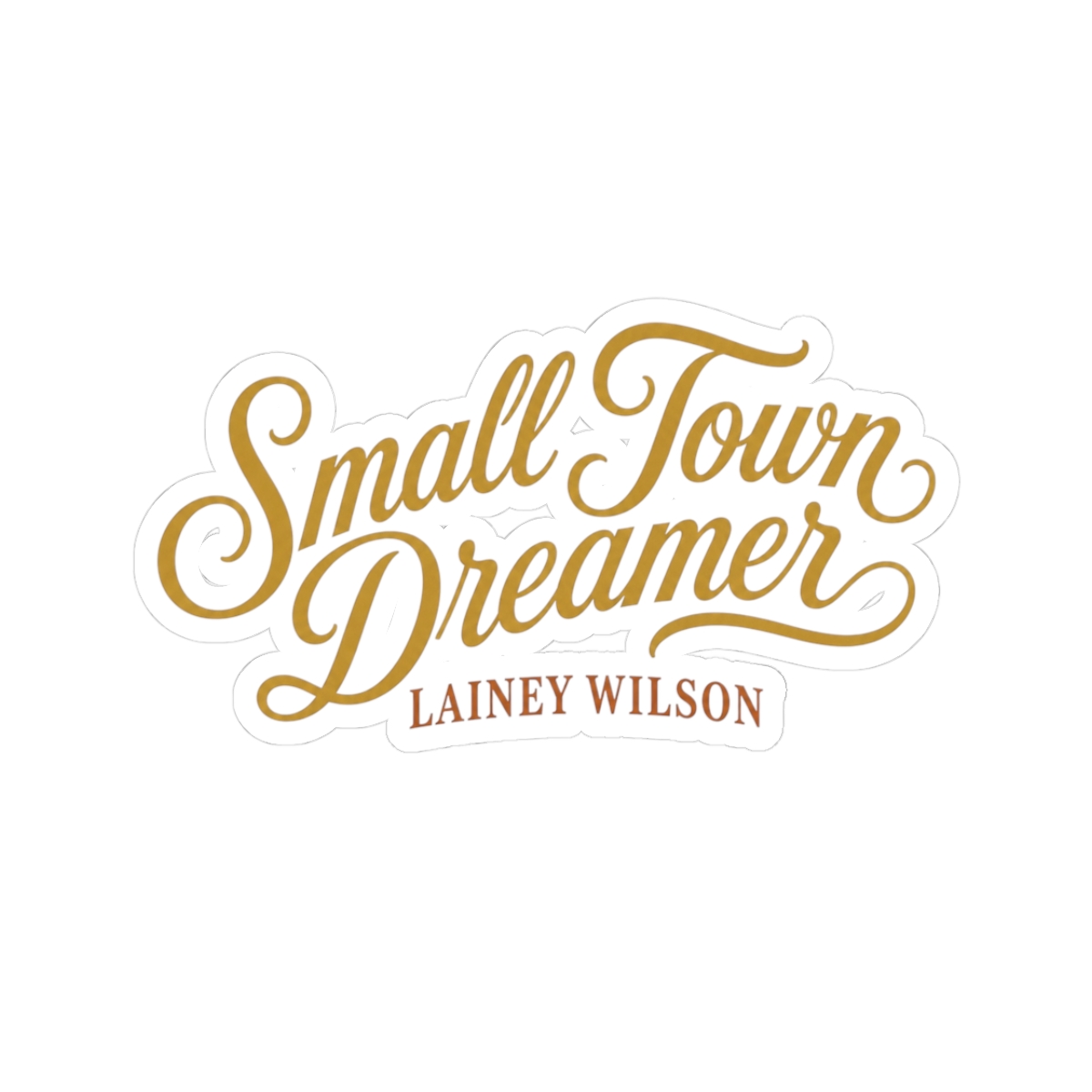 Lainey Wilson "Small Town Dreamer" Sticker - alternate angle 1, merchandise