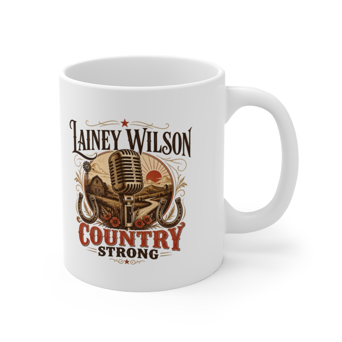 Lainey Wilson White Mug - Official mugs merchandise
